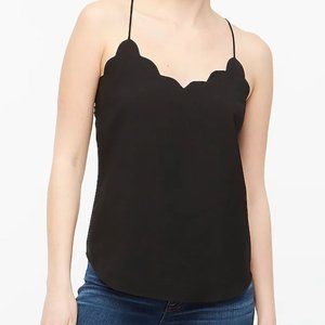 NWOT J. Crew scalloped tank top
